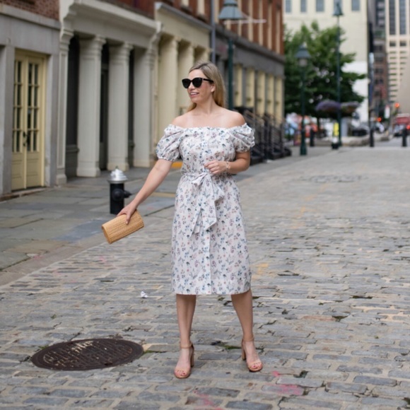 NWT J.Crew Liberty Print Dress Annelise floral Midi New Blogger Favorite Small - Picture 13 of 16